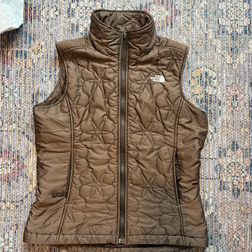 The North Face Brown Quilted Vest